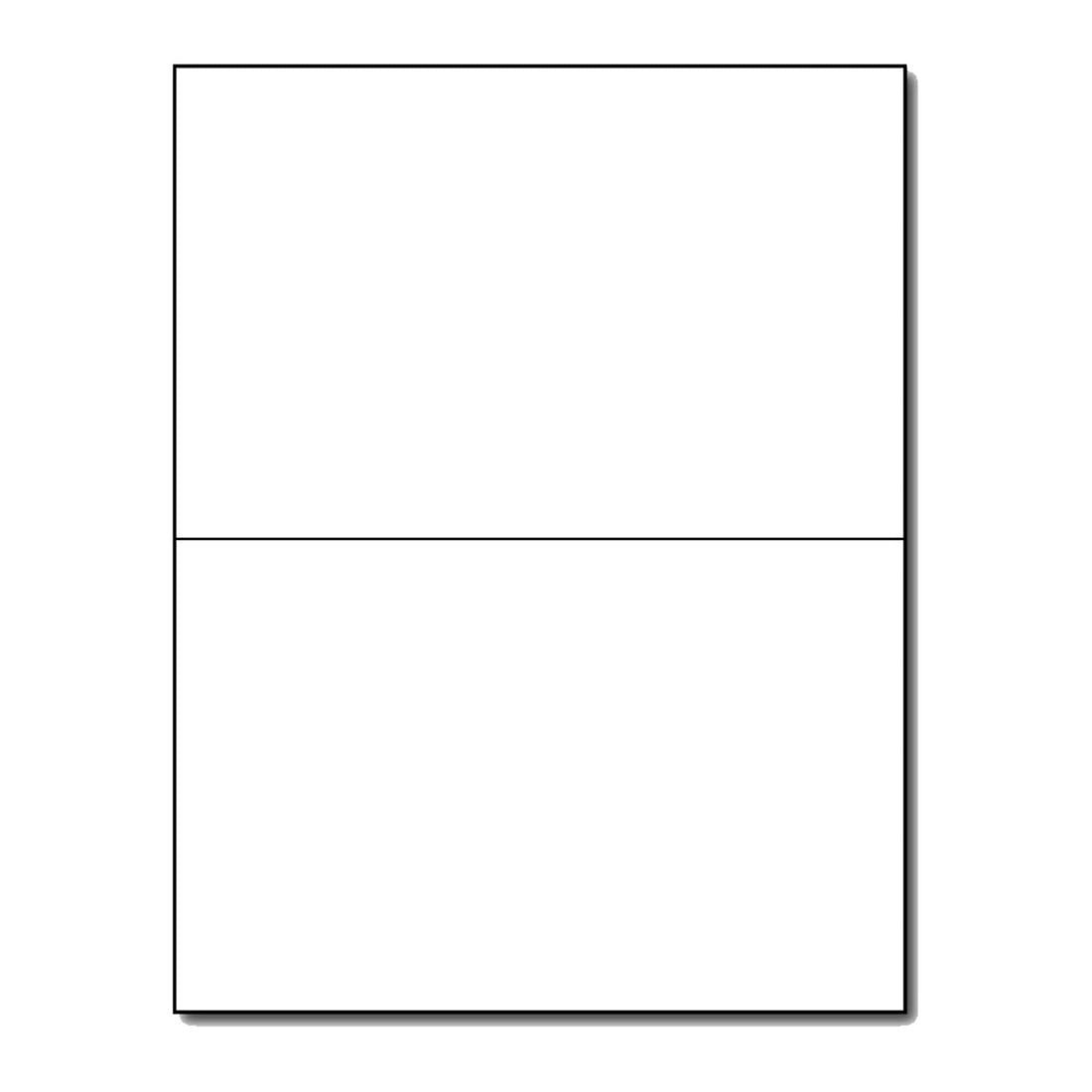 Desktop Publishing Supplies 80lb White Half Fold Greeting Cards - 100 Cards - , Inc.™ Brand