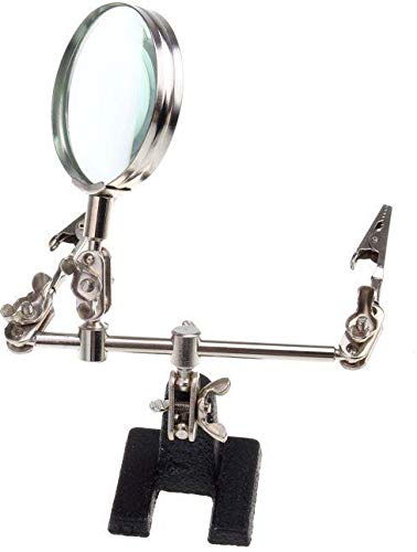 Helping Third Hand Magnifying Soldering Tool