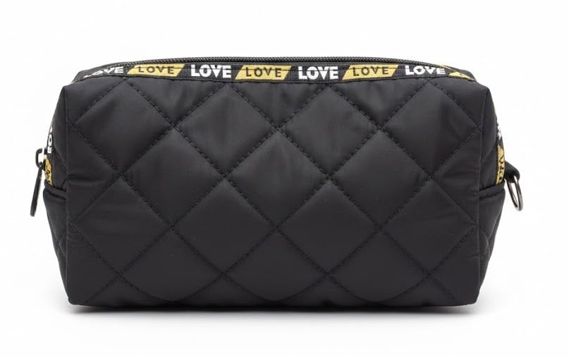 1pc Makeup Bag Women's Travel Cosmetics Washing Bag Waterproof Storage Bag Women's Makeup Storage Bag(Black 01)