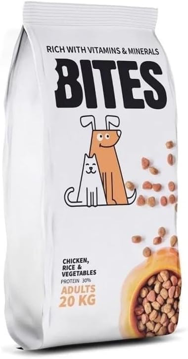 Pet Bites Dry Food dog -FROM PETS ZONE (Bites Adult Pet Dry Food - 20kg)