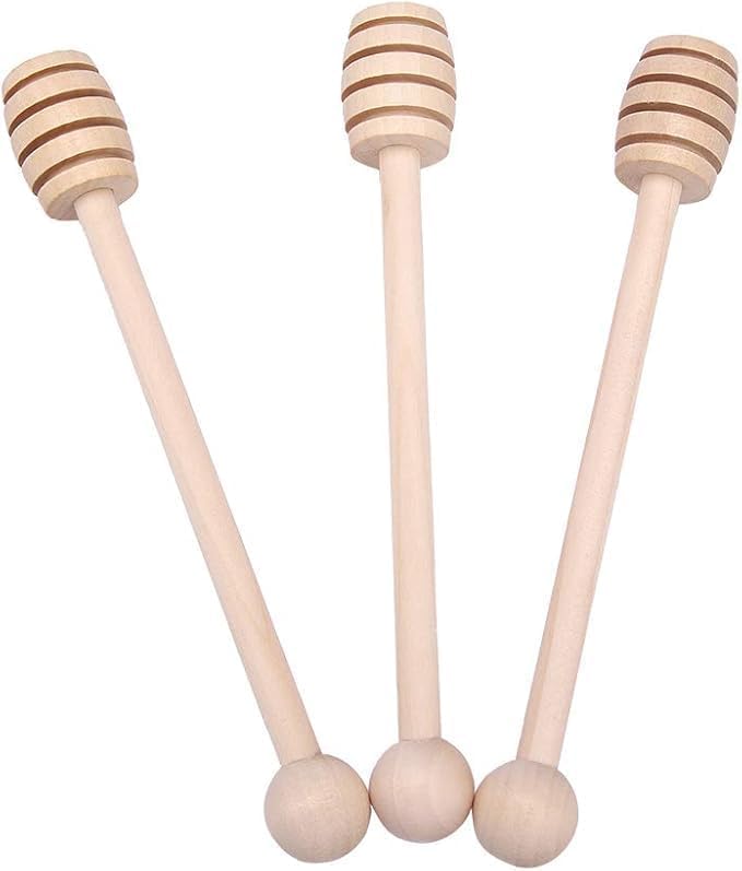 Spoons and Forks (3 Wooden Honey Spoons )