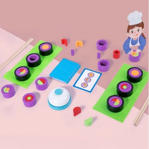 Generic Sushi Building Blocks: Exquisite & Durable Sushi Mold for Early Education Toys, Ages 3+