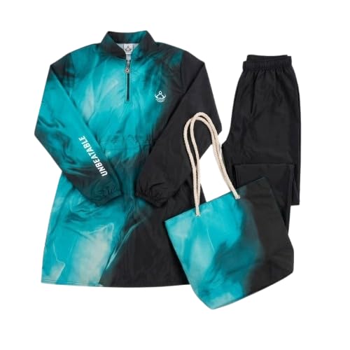 Waterproof Hijab Swimsuit - Modest Design Elastic Material Quick Dry - Practical Swimwear for the Sea + Sea Bag WP.29