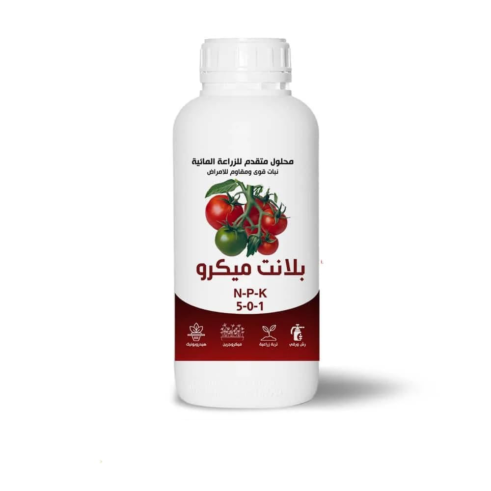 Hydroponic Nutrient Solution, NPK 5-0-1, Plant Growth Formula for Tomatoes, 1 Litre