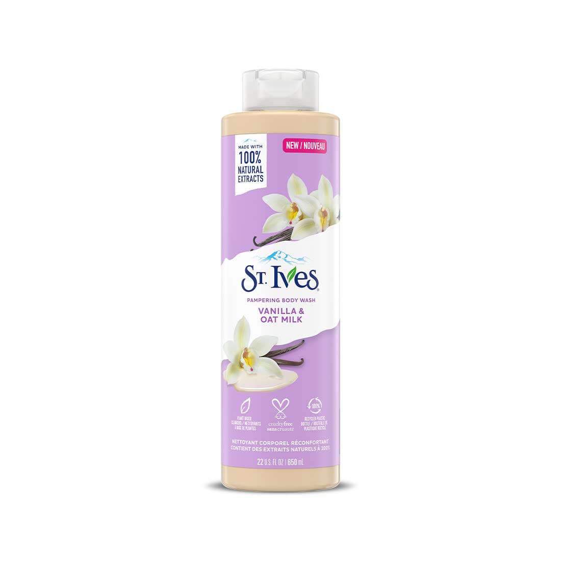 ST.IVES Pampering Body Wash Vanilla & Oat Milk 650 ml