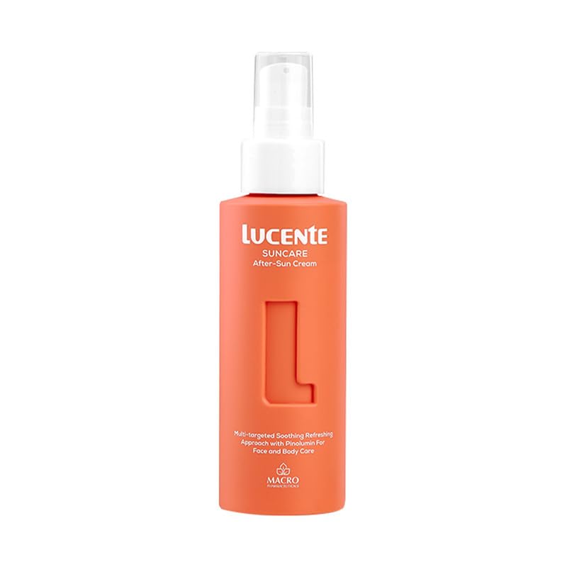 Lucente Suncare - After Sun Cream 100ml, Regenerate Skin, Relief Overheated Skin, Rich with Pinolumin