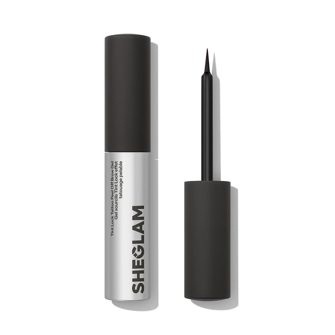 SHEGLAM Tint Lock Tattoo Peel Off Eyebrow Gel Removable Eyebrow Dye Adjustable Eyebrow Brow - Ebony