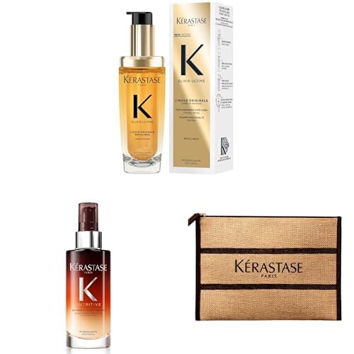 K ELIXIR OIL 75ML CSR V003 + K NUTRITIVE 8HMNS SERUM 90ML VA21 + Ker Bag