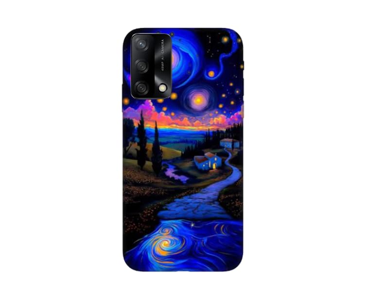 Nice design number 11 Silicone Printed mobile case compatible with Oppo A74 4G / F19 / A95 4G