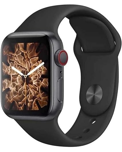 Grekey T-500 S8 Series Smart Watch Sleep Monitor, Distance Tracker, Calendaring, Sedentary Reminder, Text Messaging, Pedometer, Calorie Tracker, Heart Rate Monitor Smartwatch (Black) Pack of 1