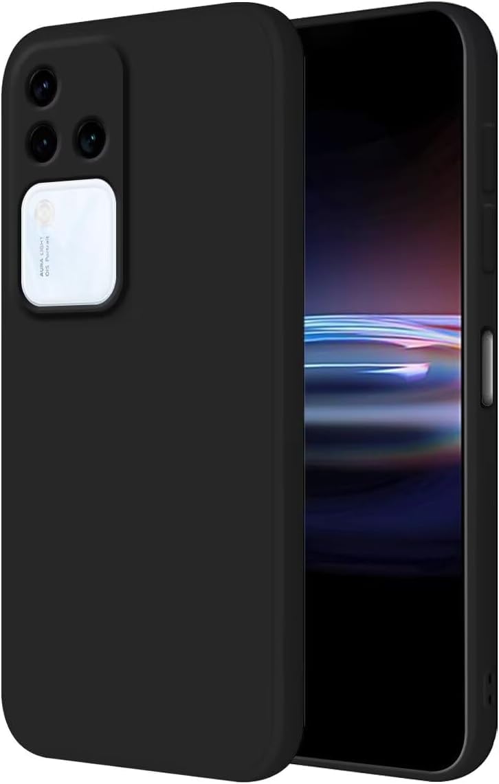 Case Compatible with avec vivo V30 5G (6.8 inch) Liquid Silicone Soft TPU Protection Shockproof Anti-Rays Protective Cover
