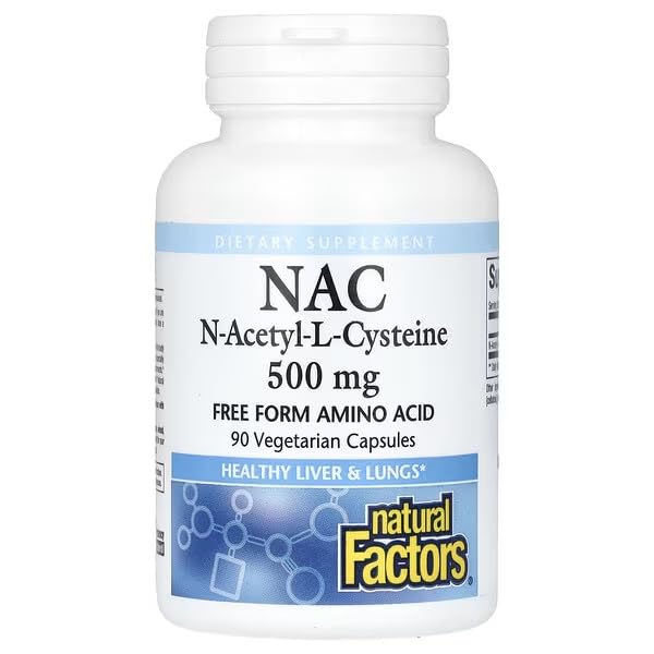 N A C, N-Acetyl L-Cysteine, 500 mg, 90 Veggie Capsules (90 Count) Third Party Tested, Vegan Friendly, Gluten Free, Manufactured in The USA