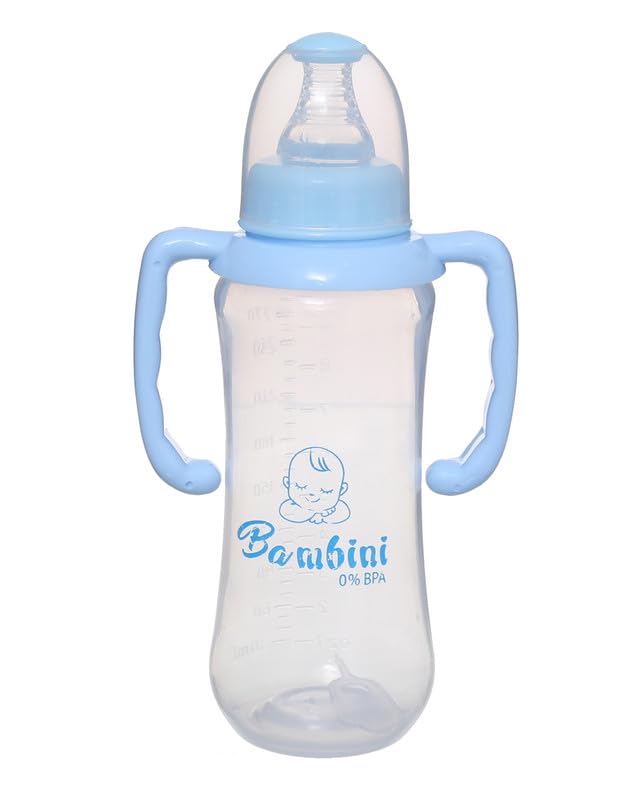 Baby Feeding Bottle With Handle 270 ML, Light Blue DR-A-506