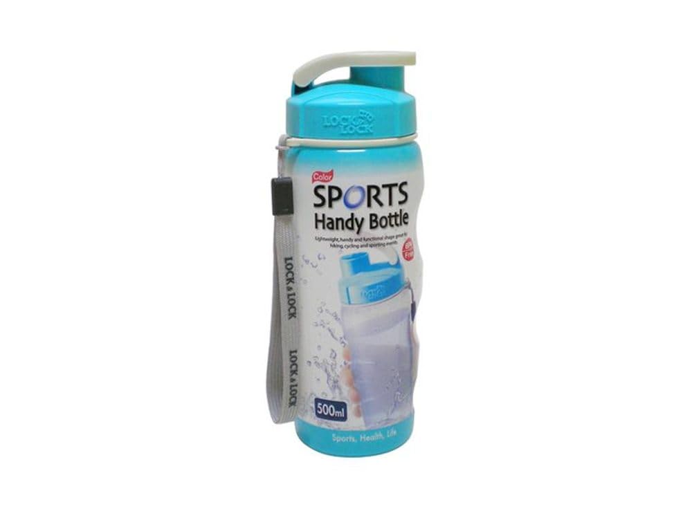 LocknLock Bpa Free Sports Handy Bottle Blue - 500 ml