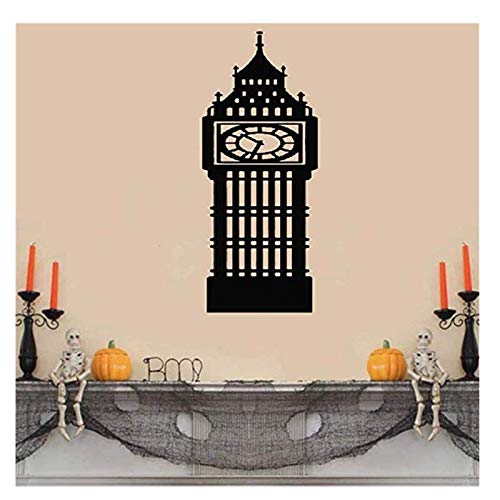 Vinyl Removable Wall Stickers Mural Decal art Family Decals Wall Stickers art Decor Decals Big Ben London Clock UK Landmark Scenery for Living Room