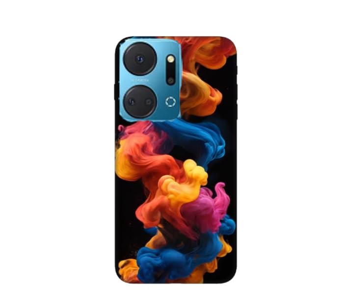 New design number 10093 Silicone Printed mobile case compatible with Honor X7a