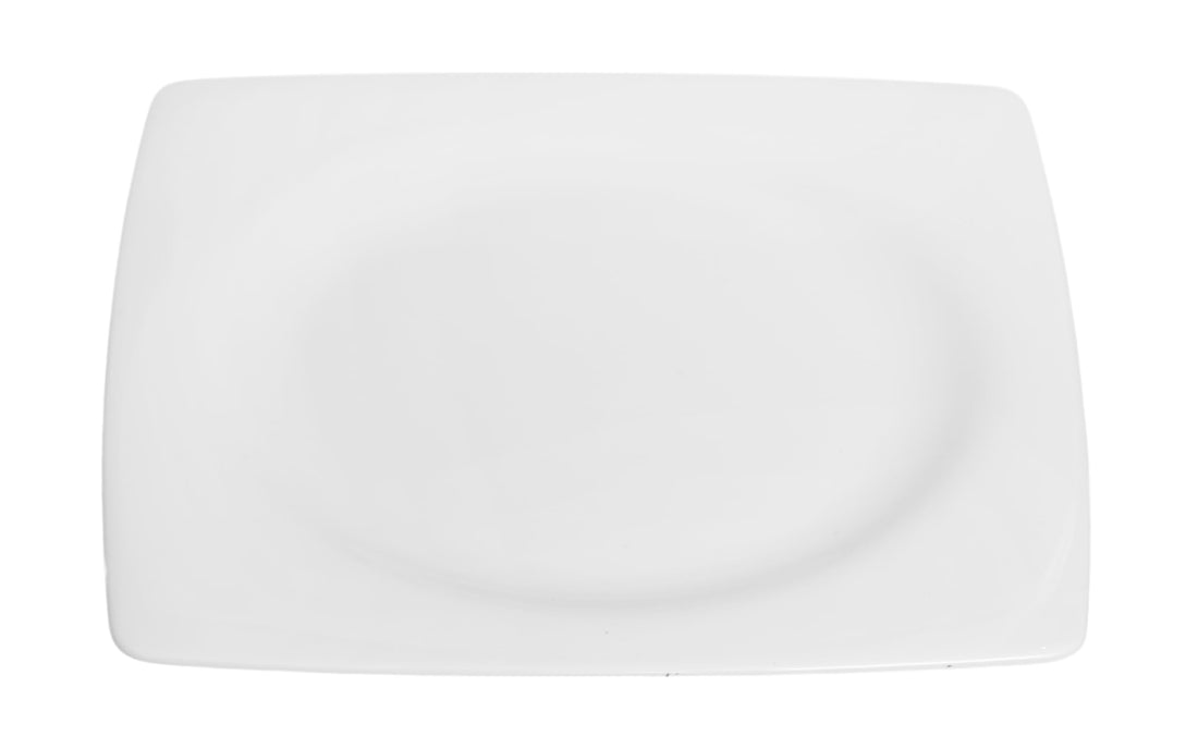 Royal Porcelain | Square Platter | Fine China - Time Square | 29 CM | White