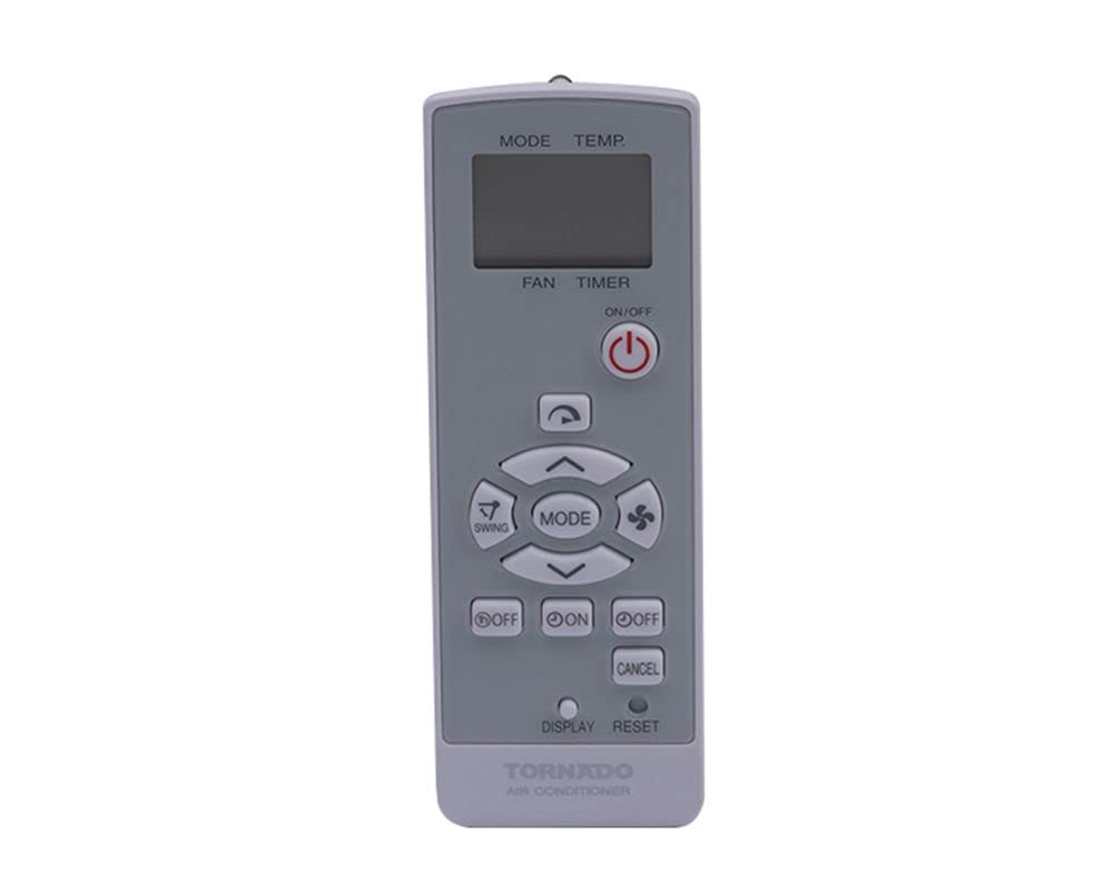 TORNADO Remote Control, Split Standard Air Conditioner, Grey