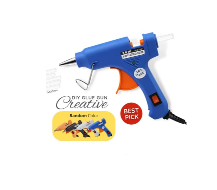 20W Hot Melt Glue Gun Heat DIY Tool Art Seal Craft Stick Electric Pistol Gam (HSL-217)