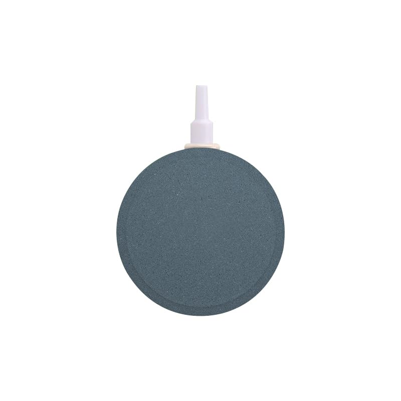 Aquarium Air Stone Disc Bubbler 2.36 inch, Oxygen Diffuser Airstone for Fish Tanks Buckets Small Ponds and DWC Reservoirs.