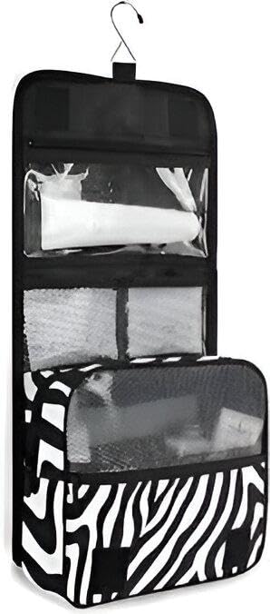 Toiletry Bag - Hanging Toiletry Organizer is a perfect solution for organizing cosmetics and shaving tools, making it the perfect choice for business trips, vacations and outdoor adventures.