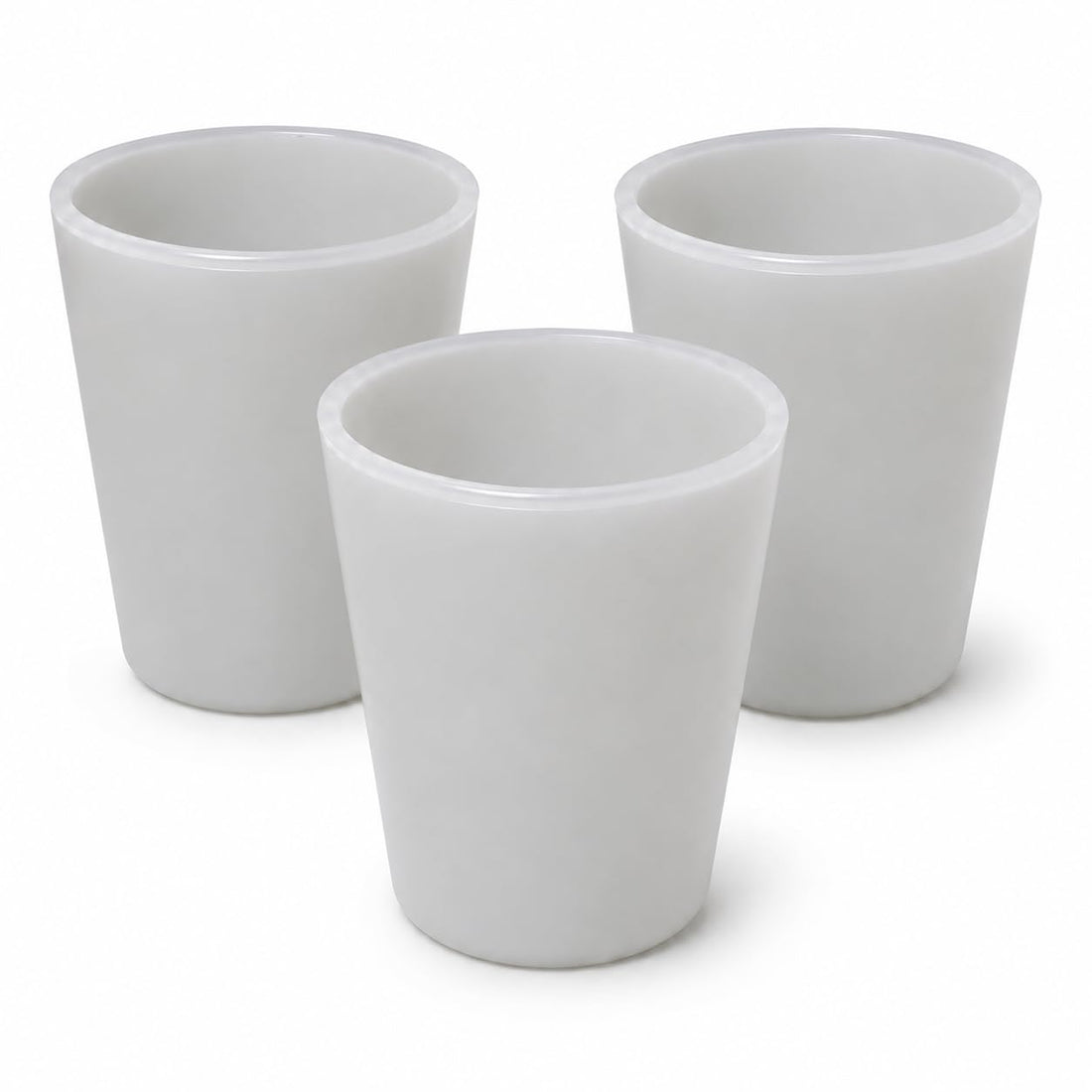 Clear Plastic Cups, Set of 3, Simple and Practical Design, Lightweight, Suitable for Everyday Use