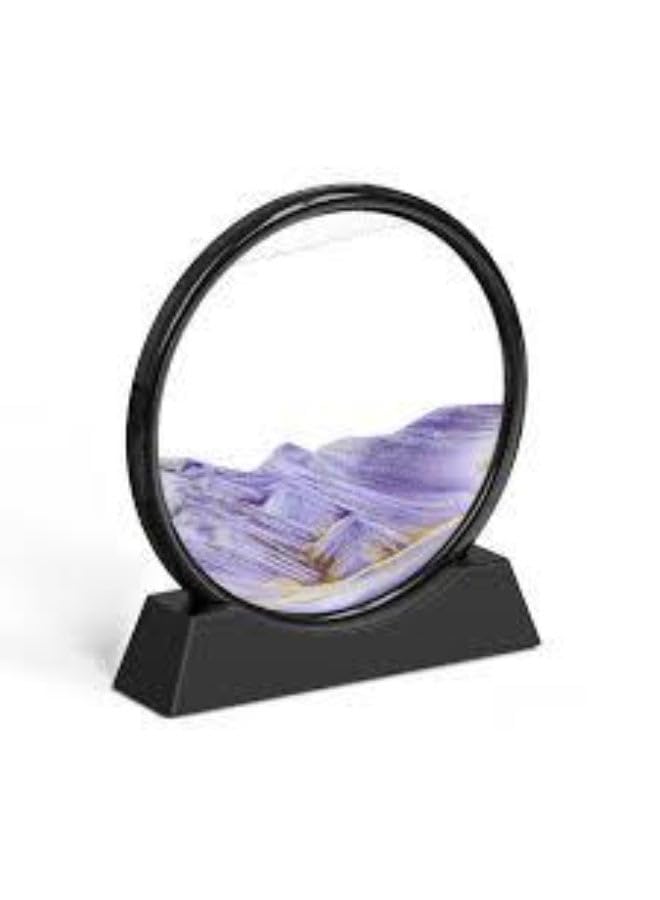 Purple Hourglass Decor – Stylish Home & Office Decoration