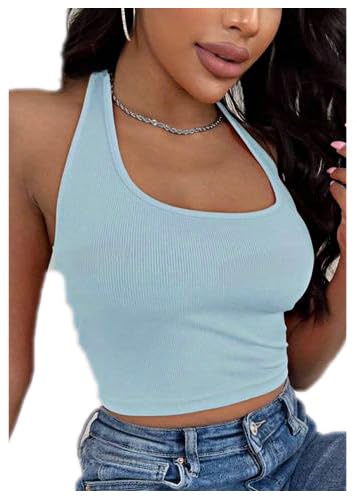 Women's Ribbed Neck T-Shirt