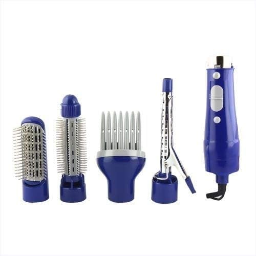 5 in 1 Multifunctional Hair Styler (SK-876-5) | Hot Air Brush Set for Drying, Curling and Straightening | Professional Styling Device with Interchangeable Comb