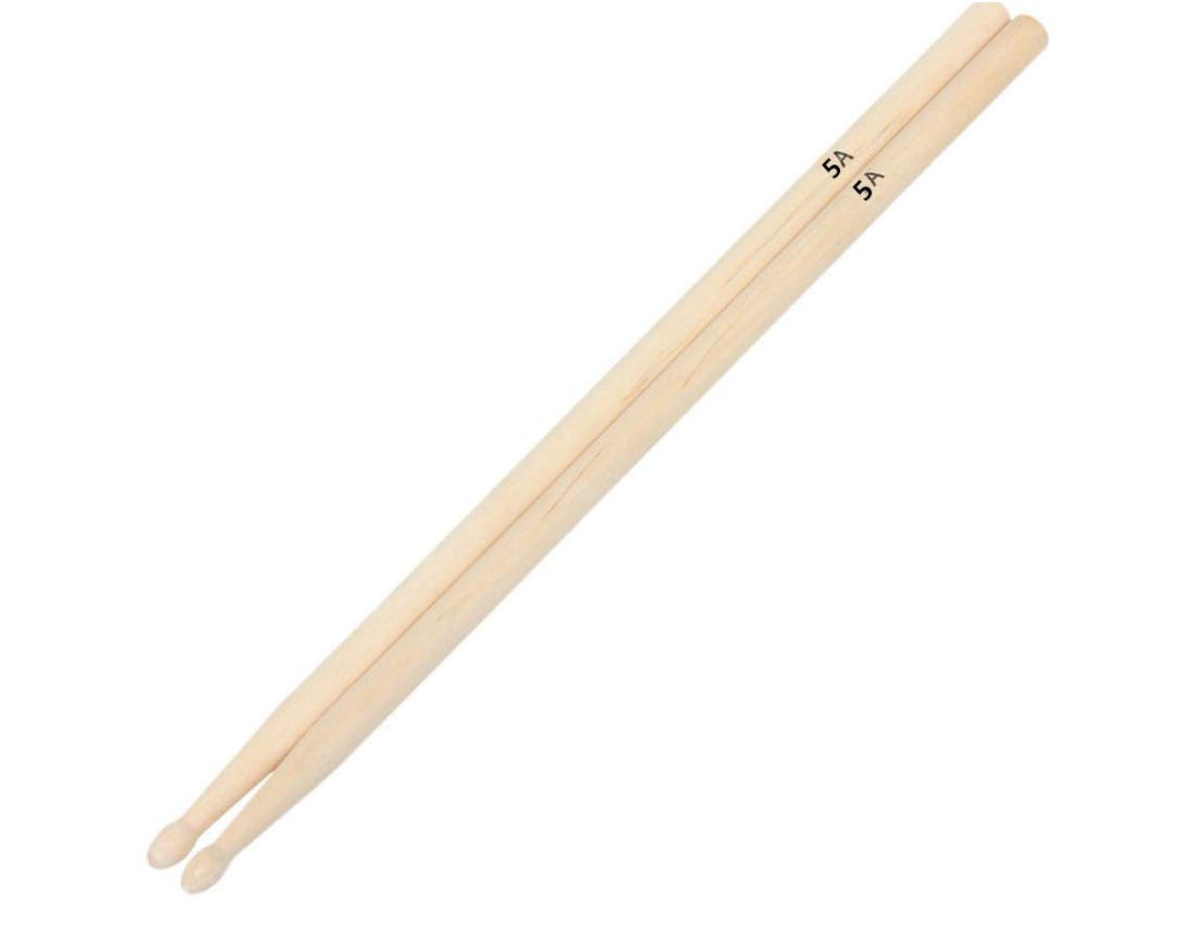 1 Pair 5A Practical Maple Wood Drum Sticks Drumsticks Music Bands Accessories