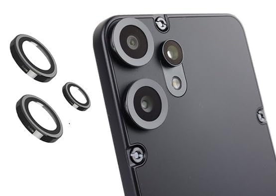 Grabist Camera Lens Protector for Nothing CMF Phone 2 Pro, 9H Tempered Glass & Ultra-Thin Aluminum Alloy Lens Screen Protective, case friendly Cover for Nothing CMF Phone 2 Pro 5G