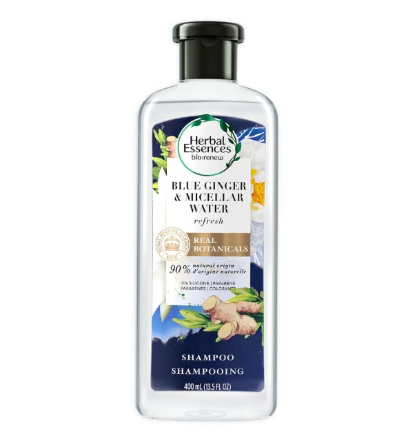 Herbal Essences, Shampoo, BioRenew Micellar Water & Blue Ginger, 13.5 fl oz, Twin Pack