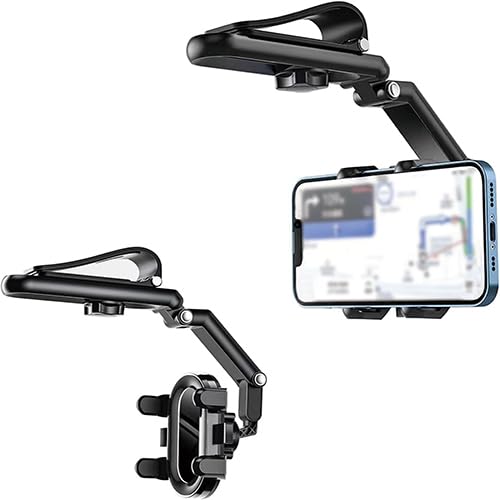 Car Phone Holder, 360 Degree Rotation Car Sun Visor Phone Mount Clip Phone Holder Universal Car Accessories (id:6440) - KaberTrade