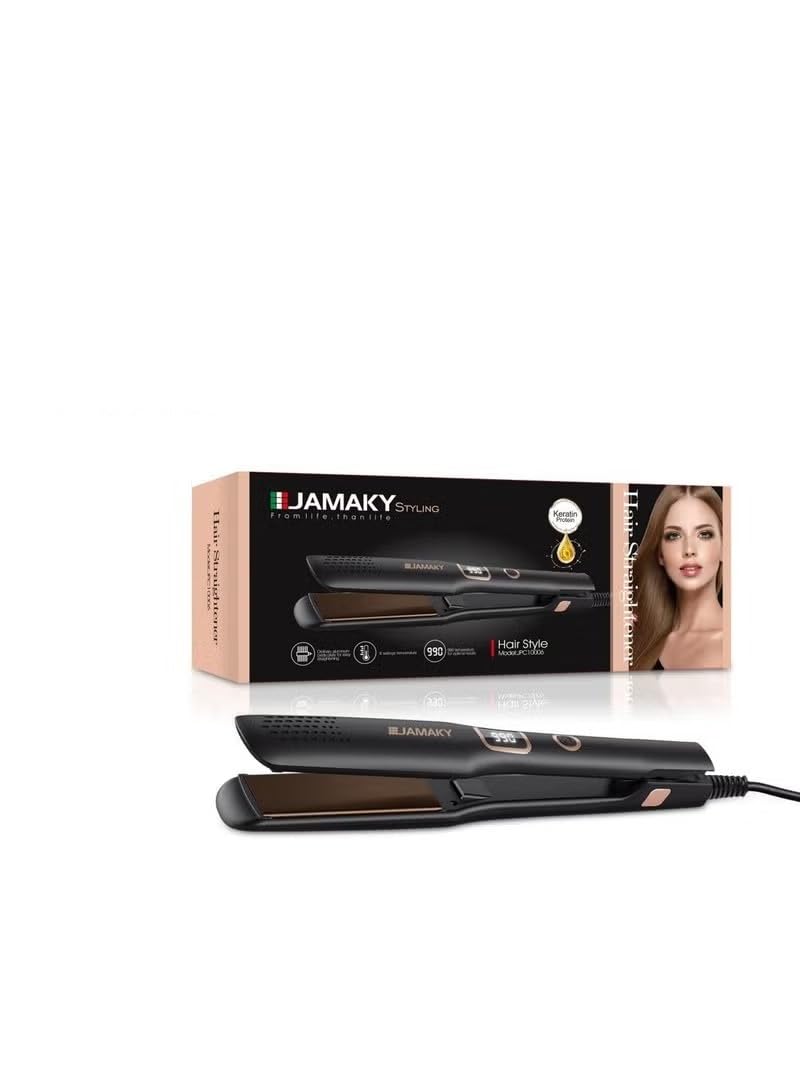 Jamaki Ceramic Hair Straightener with Digital Screen 990°F (Italy) JMK10006