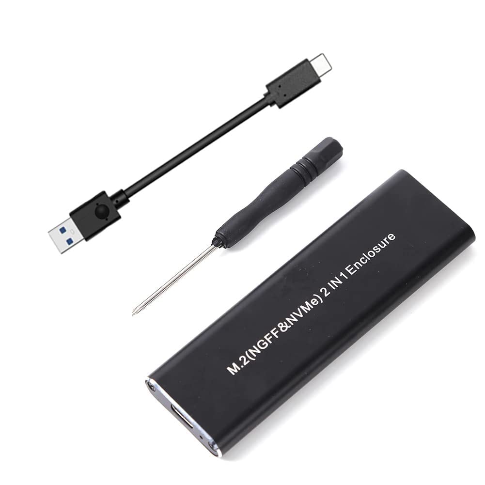 Tobo M.2 NVME to USB 3.1 Type-C GEN2 10GBPS Enclosure PCI-E SSD Hard Disk External Drive Box M-Key SSD to USB-C Adapter