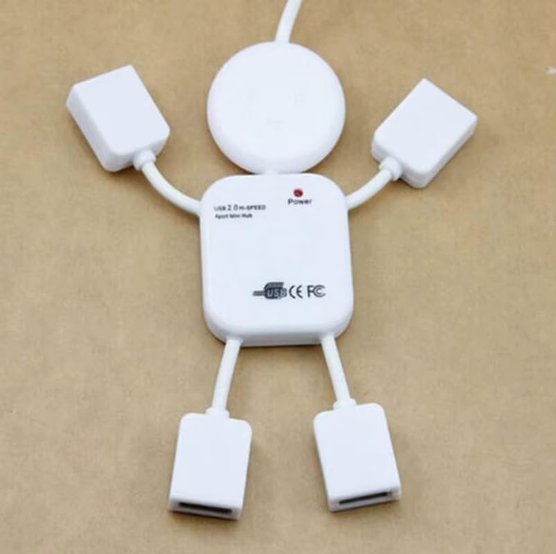 Generic 4 Port USB Hub with Man Design - Premium Price and High Quality!