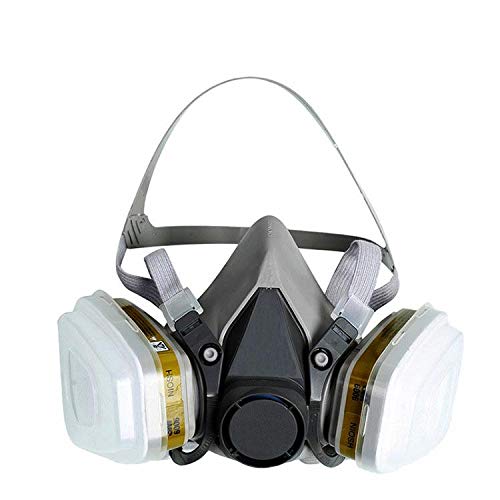 7-In-1 6200 Dust Gas Respirator Half Face Mask