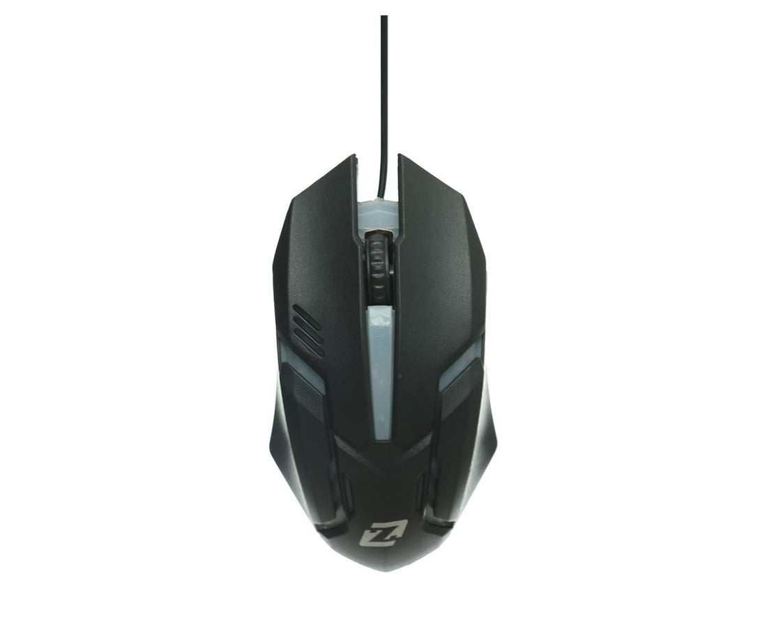 Zero Electronics ZR-200 Colorful Wired Gaming Mouse - Black
