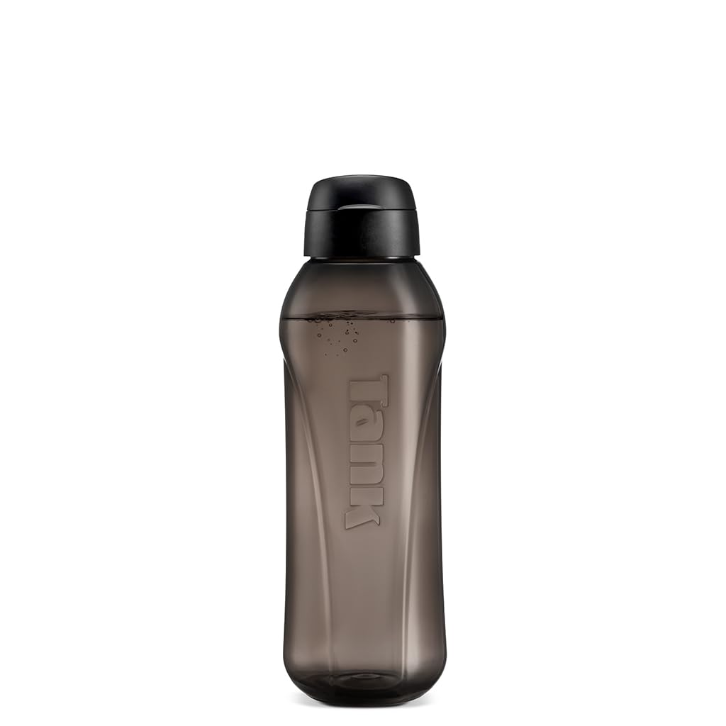 Tank Go, 800ml, Black, Polypropylene Plastic Bottle, BPA free, Leakproof