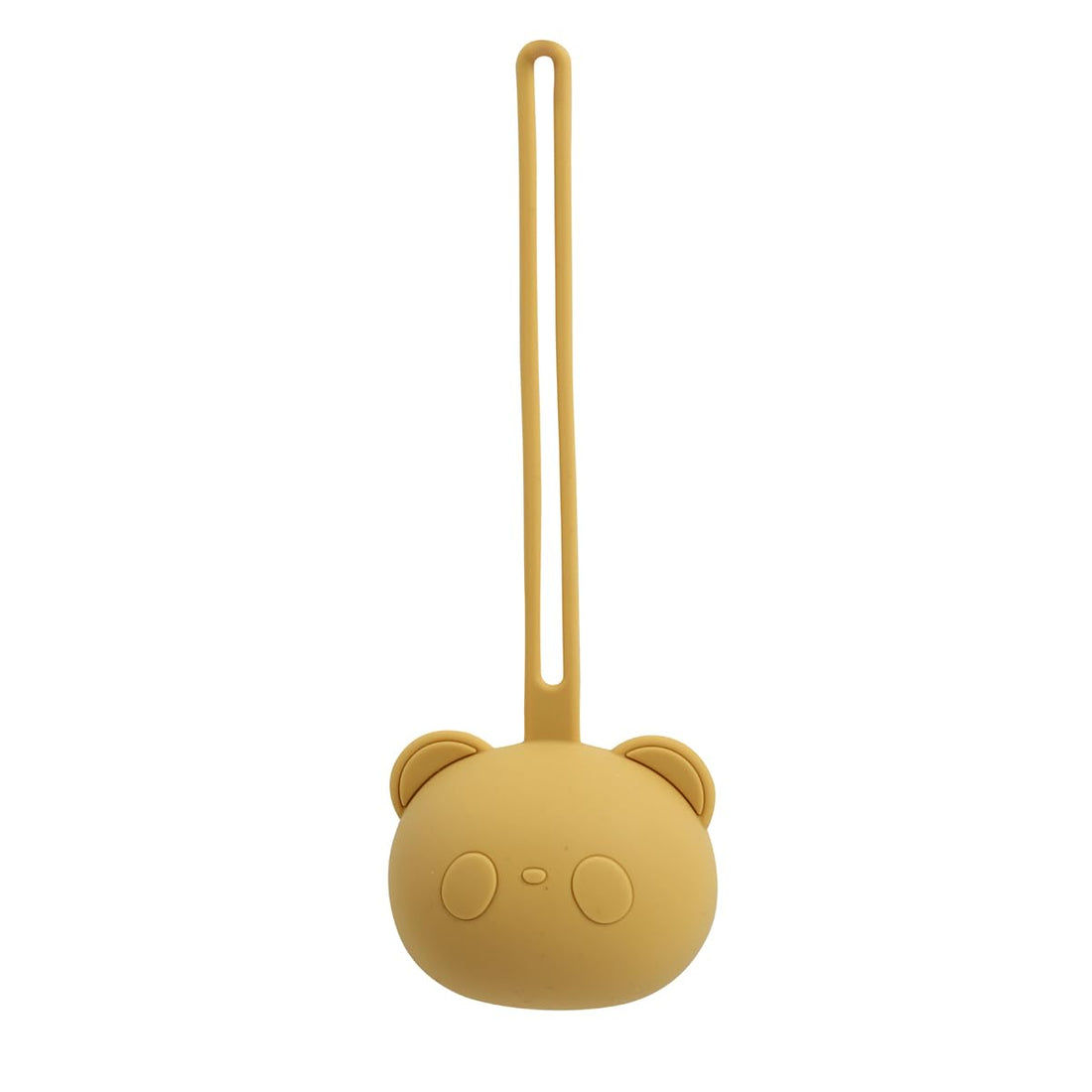 True Gold Silicon Soother container with hanger