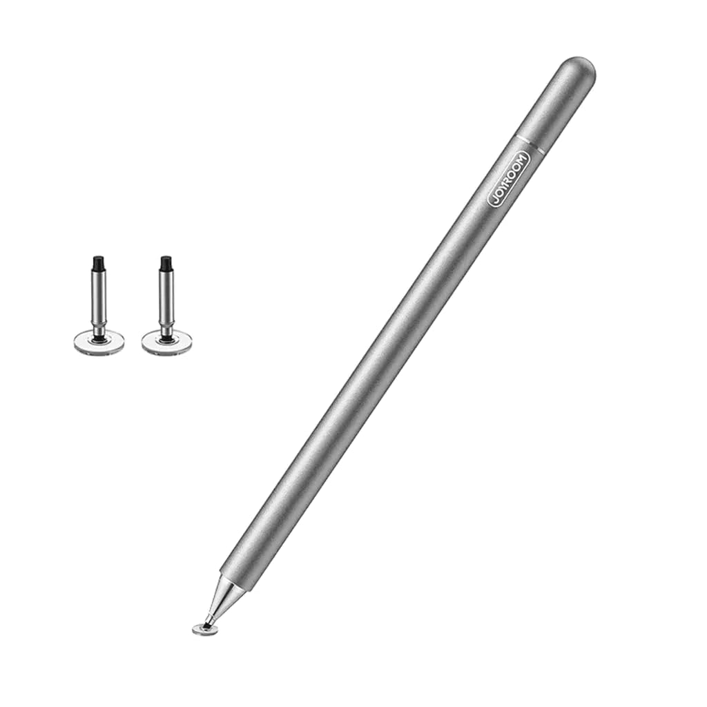 Joyroom JR-BP560s Excellent Series Portable Passive Stylus Pen, High Sensitivity Touch Screen Drawing Pen for iPad, iPhone, Samsung, Android Tablets & Smartphones, No Battery Required - Silver