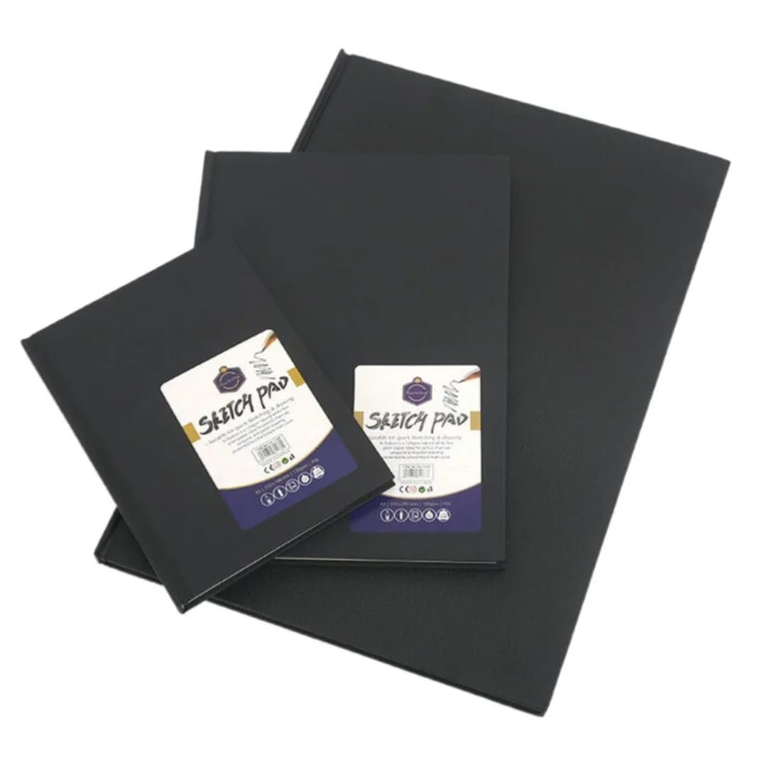Keep Smiling Sketch Pad, 56 Sheets, A5-120S, Quick Sketching, 210 x 140 mm, 120 gsm, White