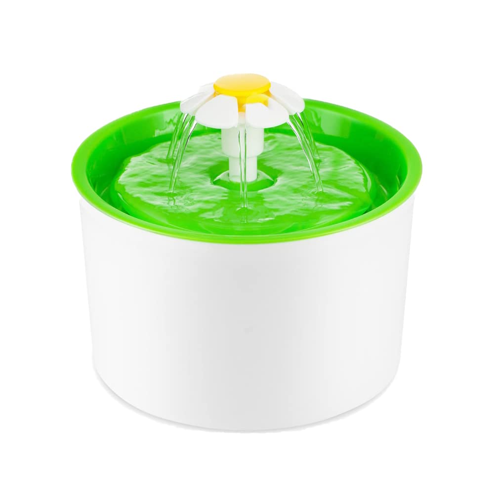 Daily Consumer CO Cat Water Fountain | Pet Water Fountain of Having 1.6L Capacity | Pets Dispenser with Silent Water Pump | Replacement Filters for Pets | Automatic Pet Drinkers | Green