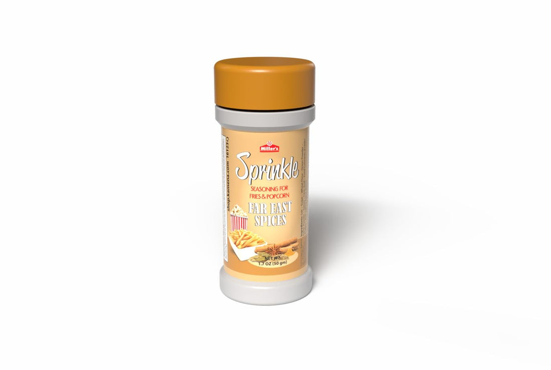 Miller's Sprinkle's Far East Seasoning for Fries and Popcorn 90 g