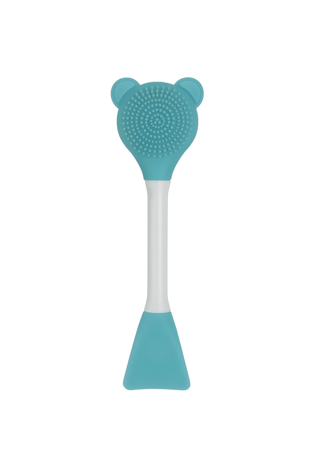 Silicone Face Mask Brush – Soft Facial Mask Applicator & Gentle Exfoliating Tool – Face & Lip Cleansing Brush for Clay, Cream, and Gel Masks – Reusable Skincare Applicator (Turquoise)