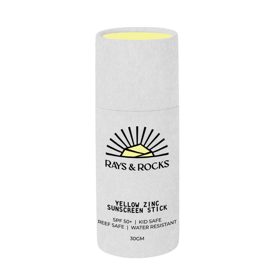 Zinc Sunscreen Stick, SPF 50+, Water Resistant, Yellow, 30g