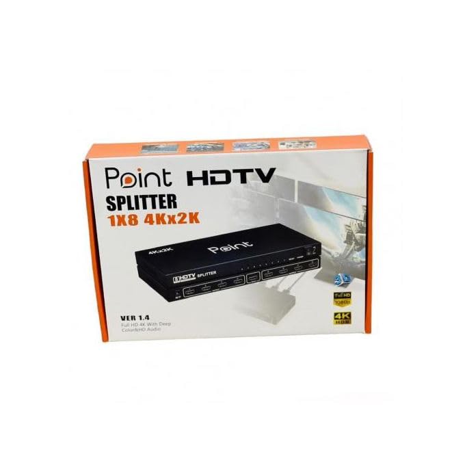 POINT HDMI SPLITTER 1 * 8 METAL