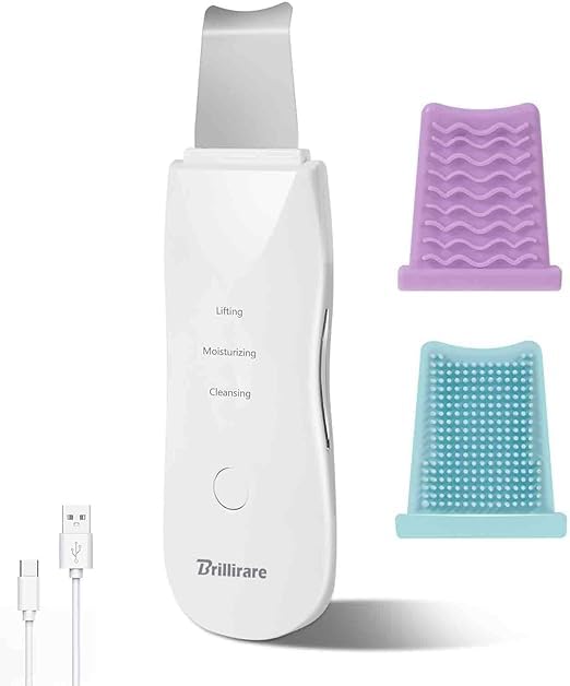 Ultrasonic Facial Cleansing Machine Facial Care Skin Exfoliator Blackhead Remover Facial Scraper Acne Extractor Deep Cleaning Facial Cleaning