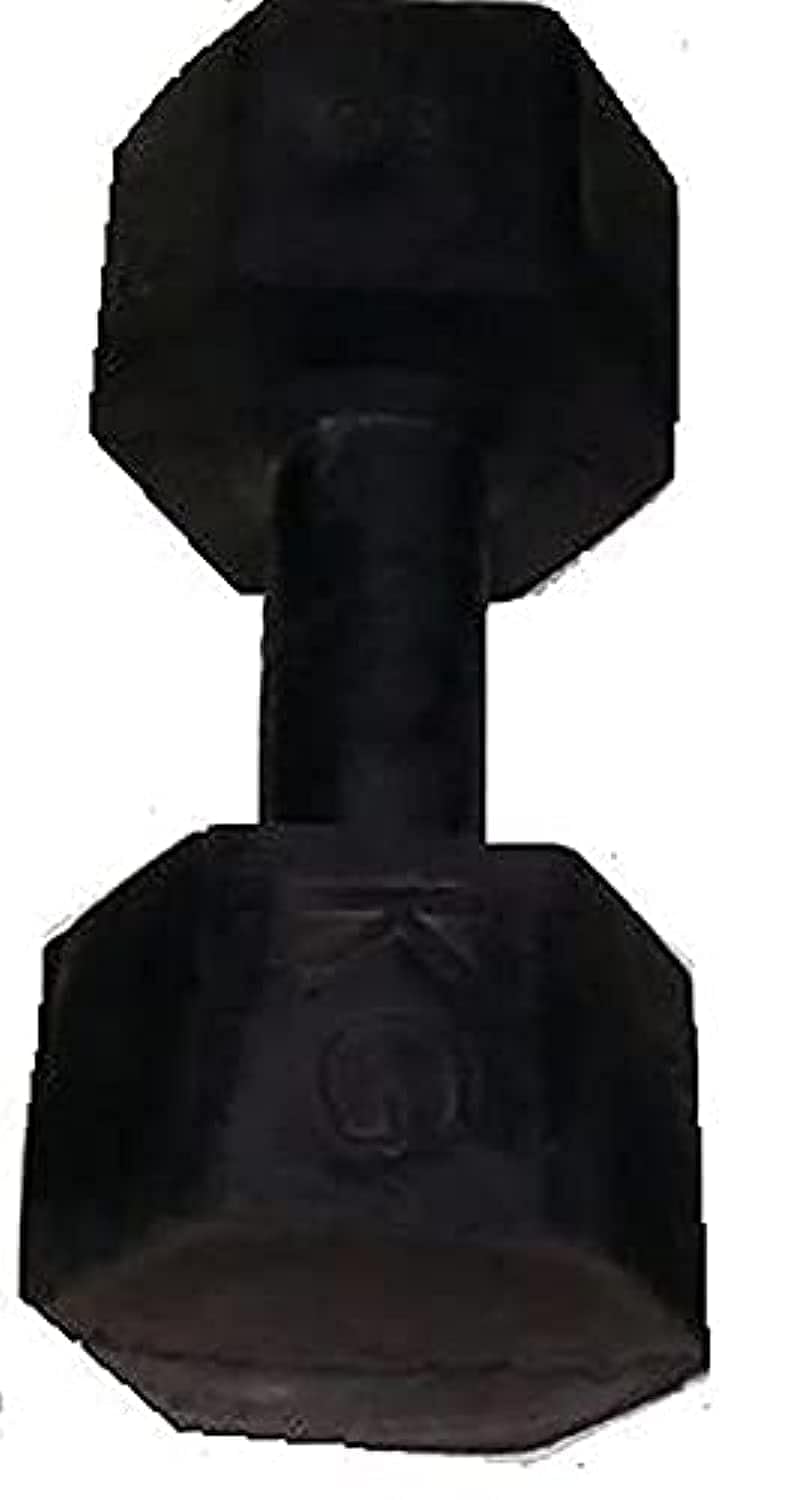 Black hex dumbbell 10 kg