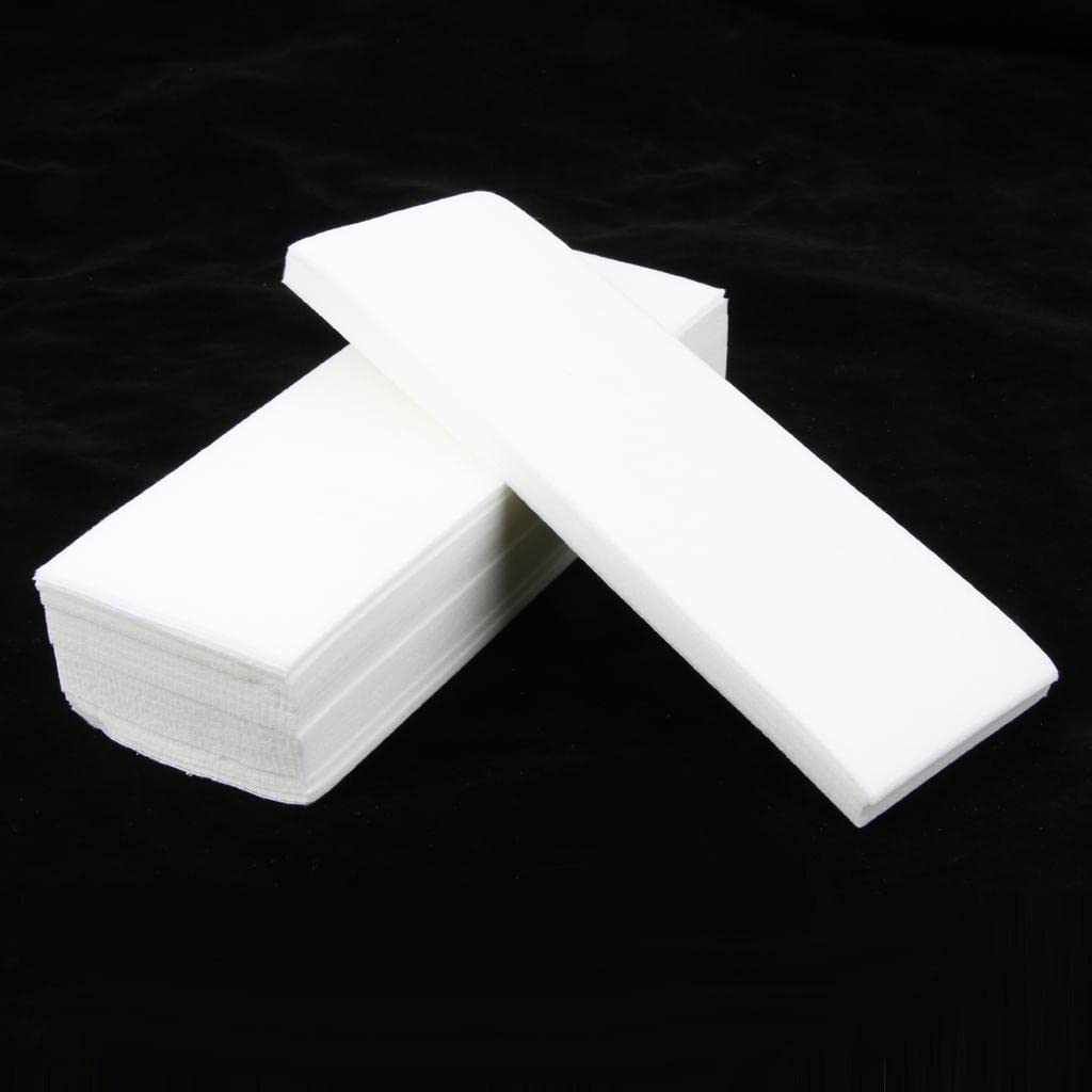 100 Hair Removal Depilatory Wax Strip Nonwoven Epilator Paper Waxing